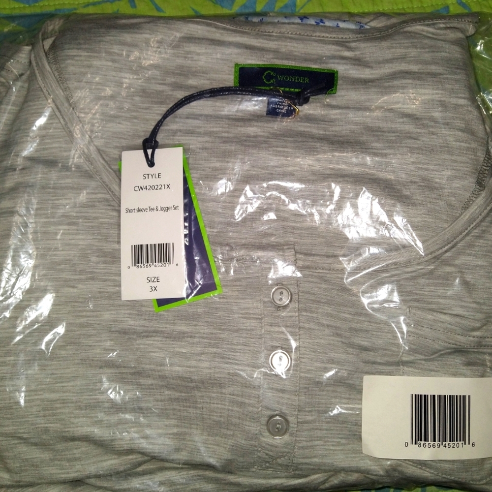 💚♥️C. Wonder lightweight pajama set 2pc 3xl softest PJs w/FREE SOCKS low shipp - Picture 5 of 15